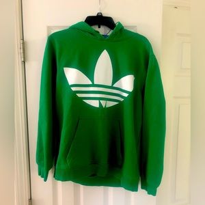 Comfy green adidas hoodie
